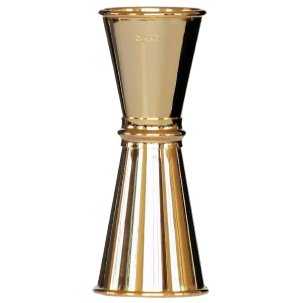 Japanese Japanese-Made Bar Tools*24 Kt Gold Jigger