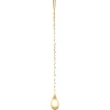 Japanese Bar Spoons + Muddlers*24 Kt Gold Teardrop Spoon (40Cm)