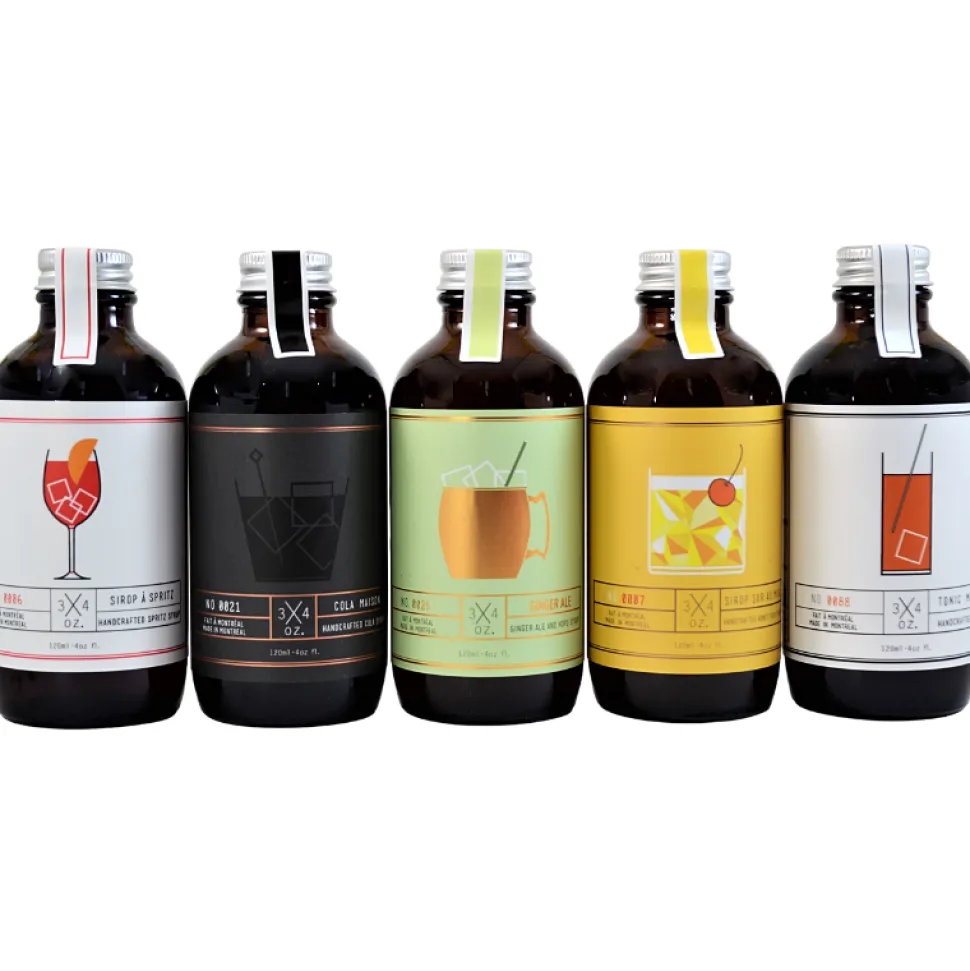 Enterprises JESEMI Inc. Syrups*3/4 Oz. Deluxe Cocktail Kit