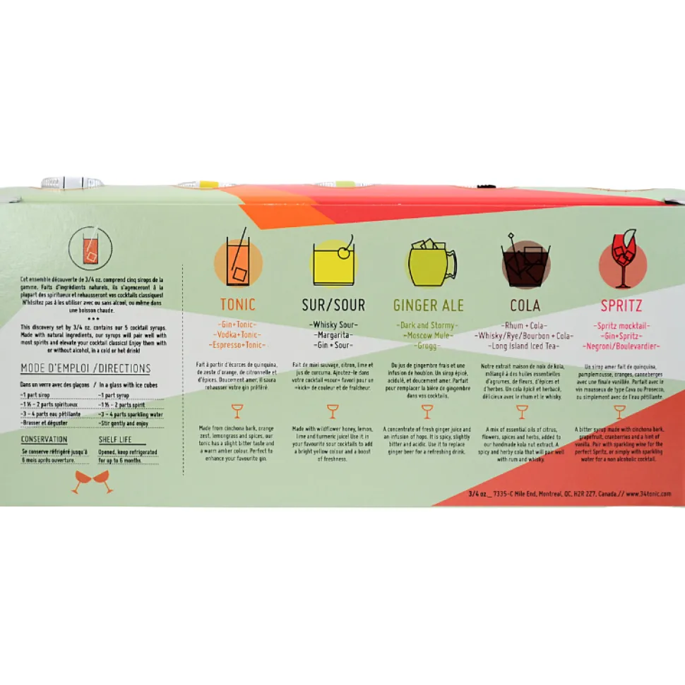 Enterprises JESEMI Inc. Syrups*3/4 Oz. Deluxe Cocktail Kit