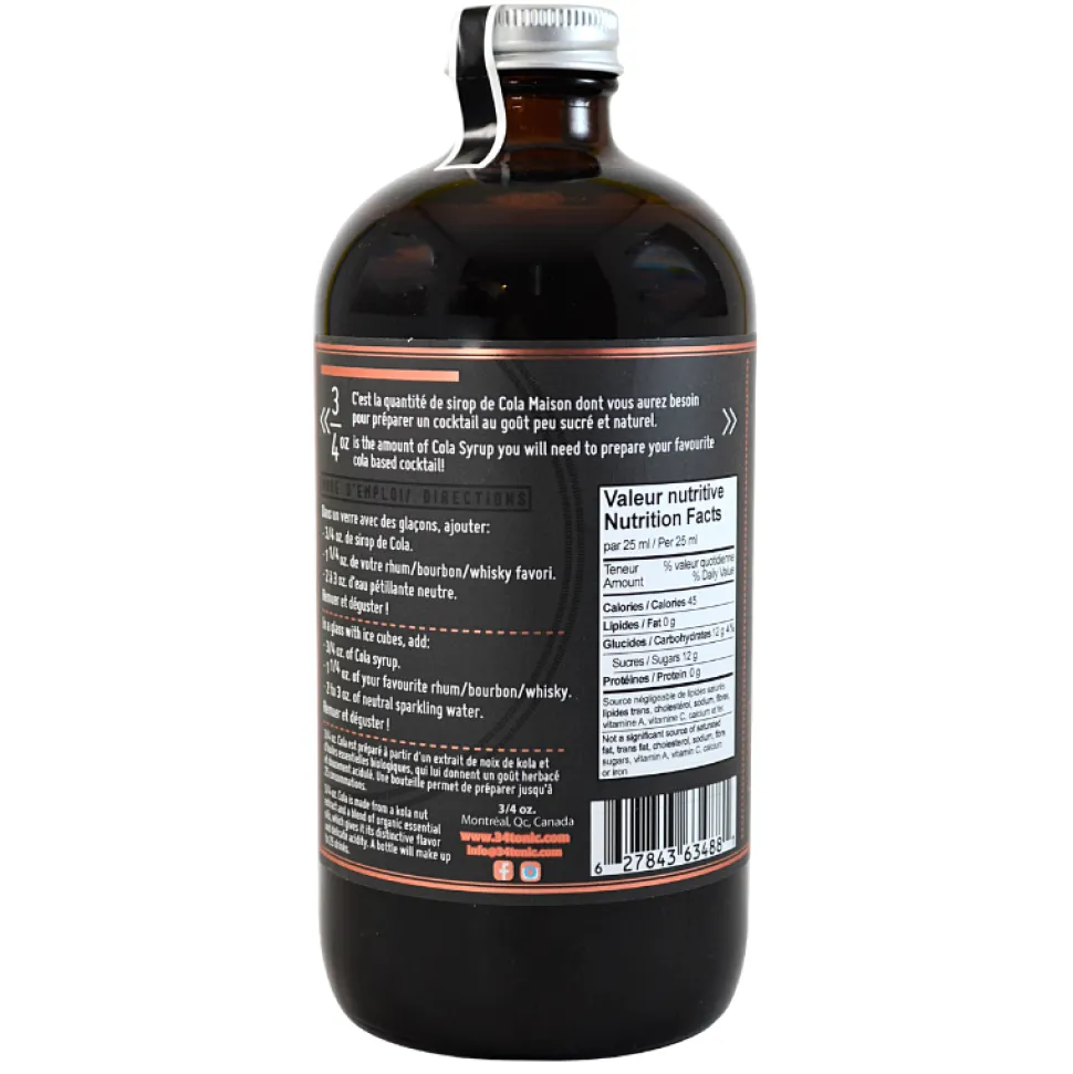 Enterprises JESEMI Inc. Syrups*3/4 Oz. Maison Cola Syrup