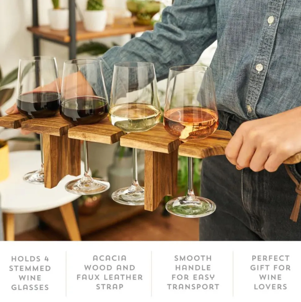 True Fabrications Wine*Acacia Wine Flight Server