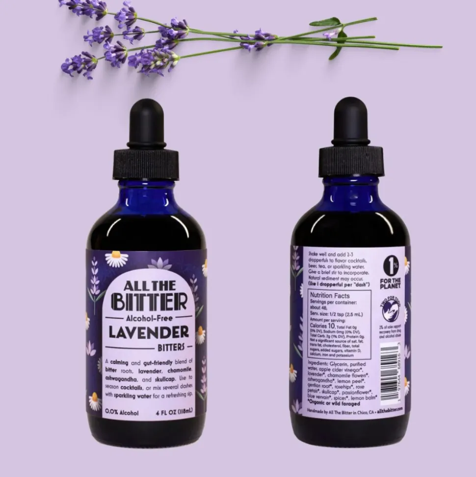 Enterprises JESEMI Inc. Non-Alcoholic Spirits*All The Bitter Lavender Bitters (Non-Alcoholic)