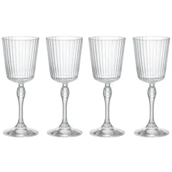Trudeau Coupes / Nick & Nora*America '20S Cocktail Glasses (Set Of 4)