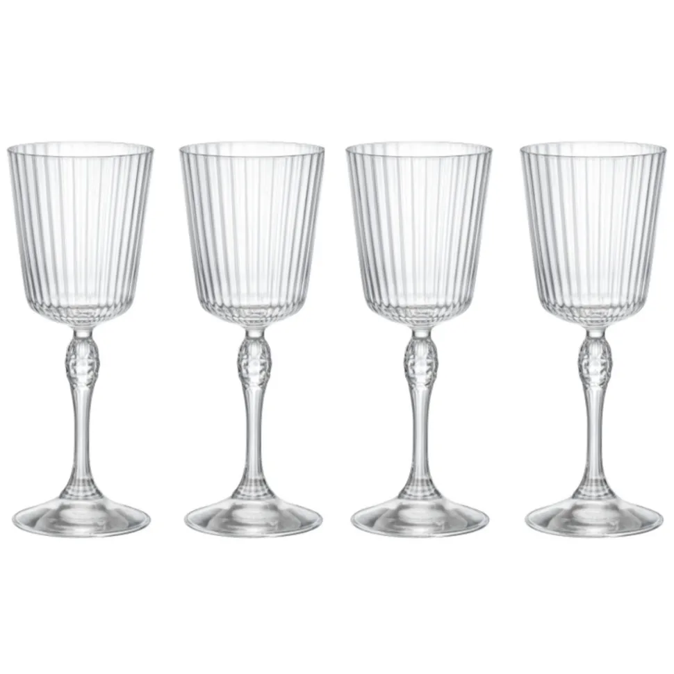 Trudeau Coupes / Nick & Nora*America '20S Cocktail Glasses (Set Of 4)