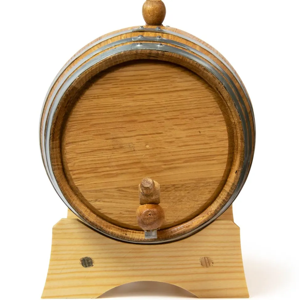 The Crafty Bartender Oak Barrels*American White Oak Barrel - 3 Litre