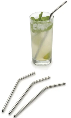 RSVP Straws*Angled Stainless Steel Straw