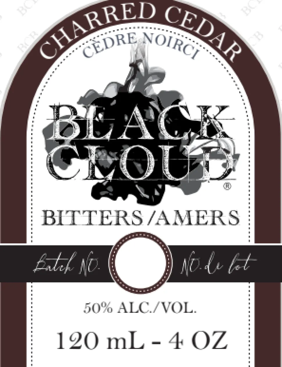 Black Cloud Bitters Bitters*Black Cloud - Charred Cedar Bitters