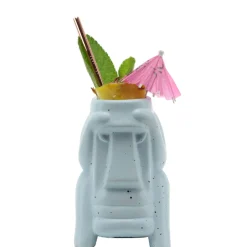 China Potion House Bar Tools*Blue Suffering Bastard Tiki Mug
