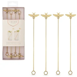 True Fabrications Cocktail Picks & Stirrers*Bumble Bee Stir Sticks (Set Of 4)