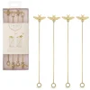 True Fabrications Tiki*Bumble Bee Stir Sticks (Set Of 4)