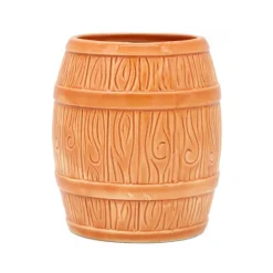 China Tiki*Ceramic Barrel Tiki Mug