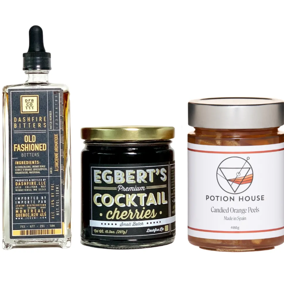 Gift Set Ingredient Kits*Classy Old Fashioned Trio