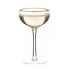 Better Refined - CHINA Coupes / Nick & Nora*Cleo Gold Rim Coupe