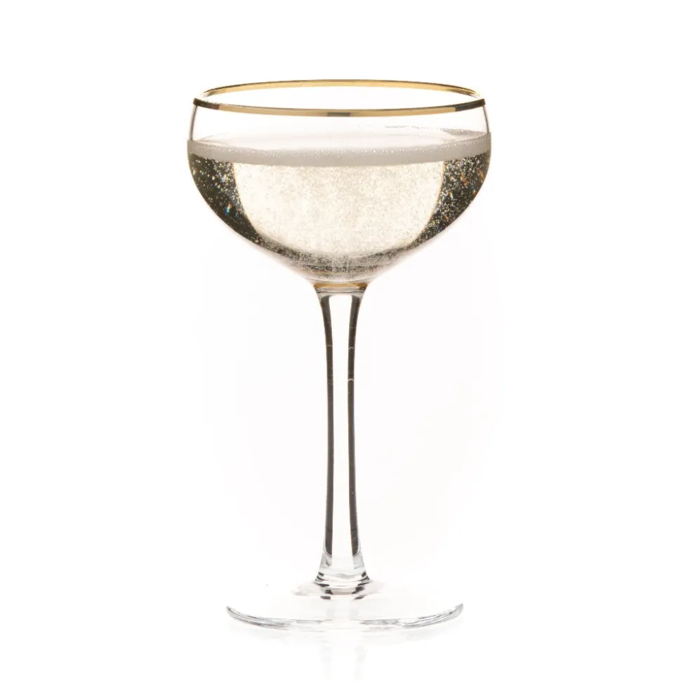 Better Refined - CHINA Coupes / Nick & Nora*Cleo Gold Rim Coupe