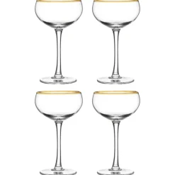 Better Refined - CHINA Coupes / Nick & Nora*Cleo Gold Rim Coupe