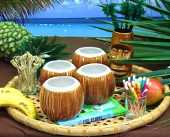 Dynasty Wholesale Tiki Mugs*Coconut Tiki Mug