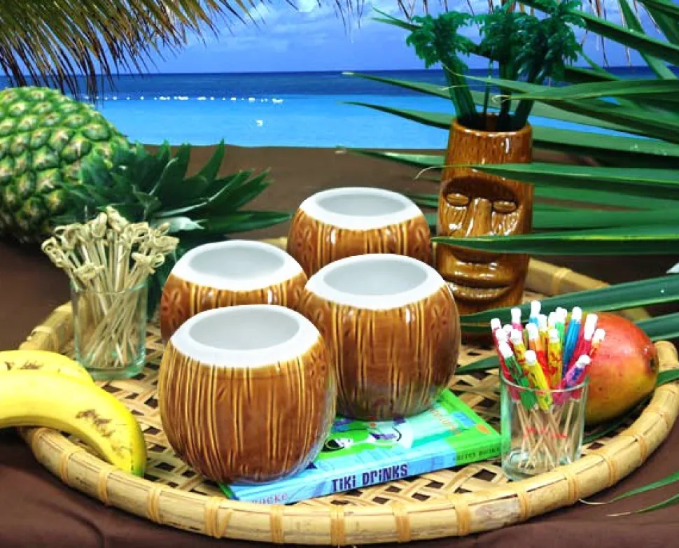 Dynasty Wholesale Tiki Mugs*Coconut Tiki Mug
