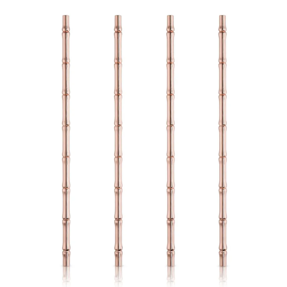 True Fabrications Straws*Copper Bamboo Straw