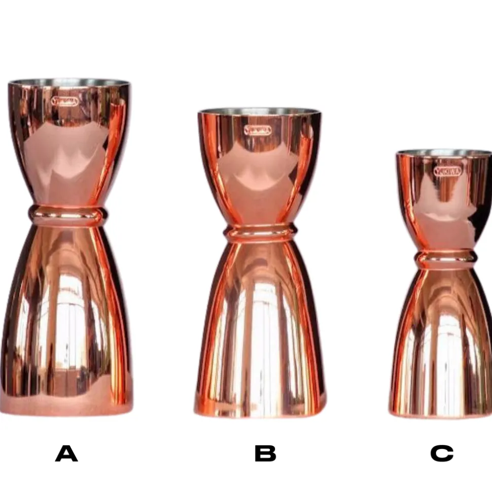 Japanese Japanese-Made Bar Tools*Copper Cup Jigger - Available In 3 Sizes