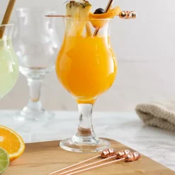 True Fabrications Cocktail Picks & Stirrers*Copper Tiki Cocktail Pins (Set Of 4)