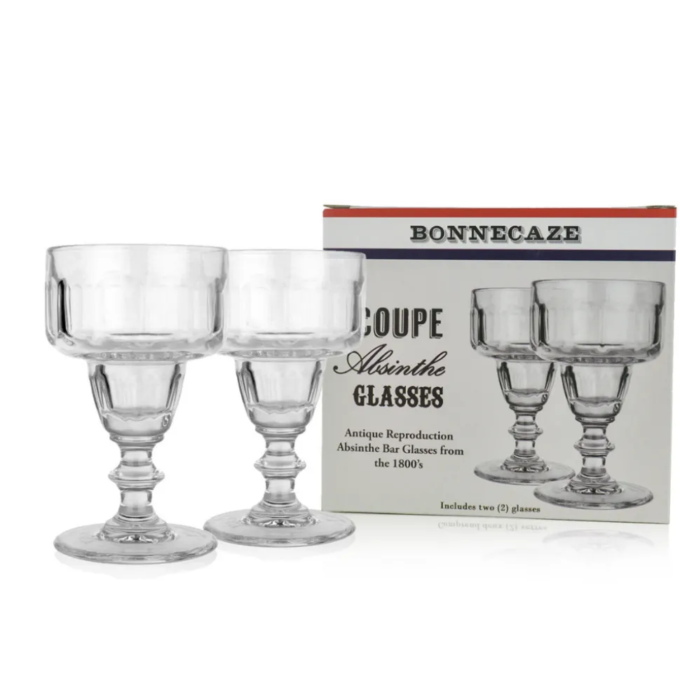Bonnecaze Absinthe*Coupe Absinthe Glasses