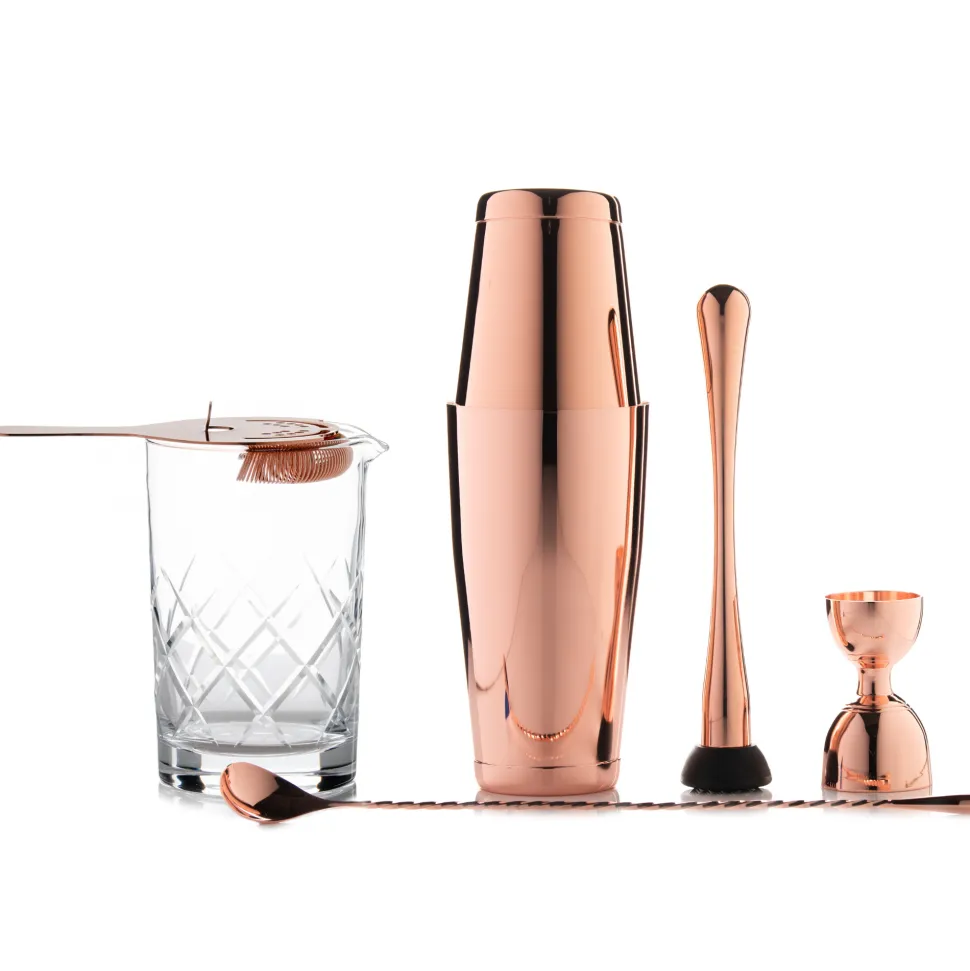 China Potion House Bar Tools*Deluxe Copper Bar Tools Set
