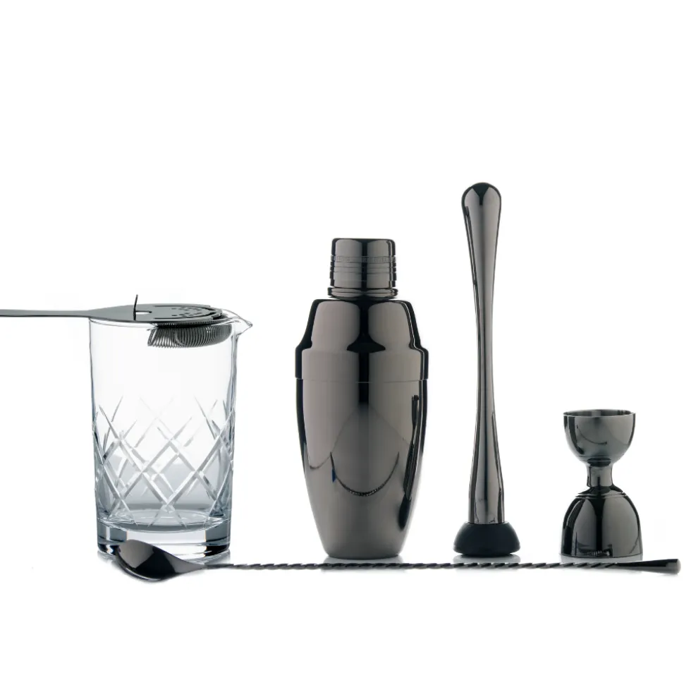 China Potion House Bar Tools*Deluxe Gunmetal Bar Tools Set