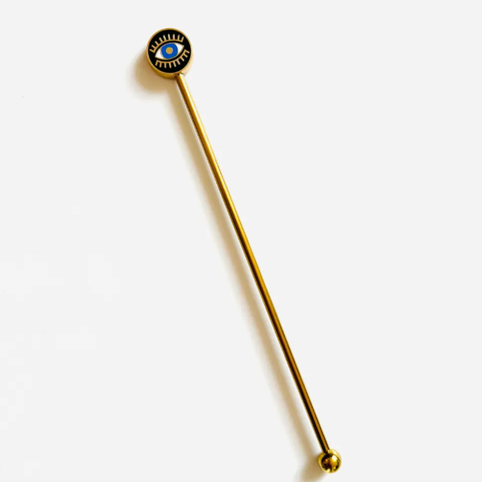 Love and Victory Tiki*Evil Eye Stir Stick