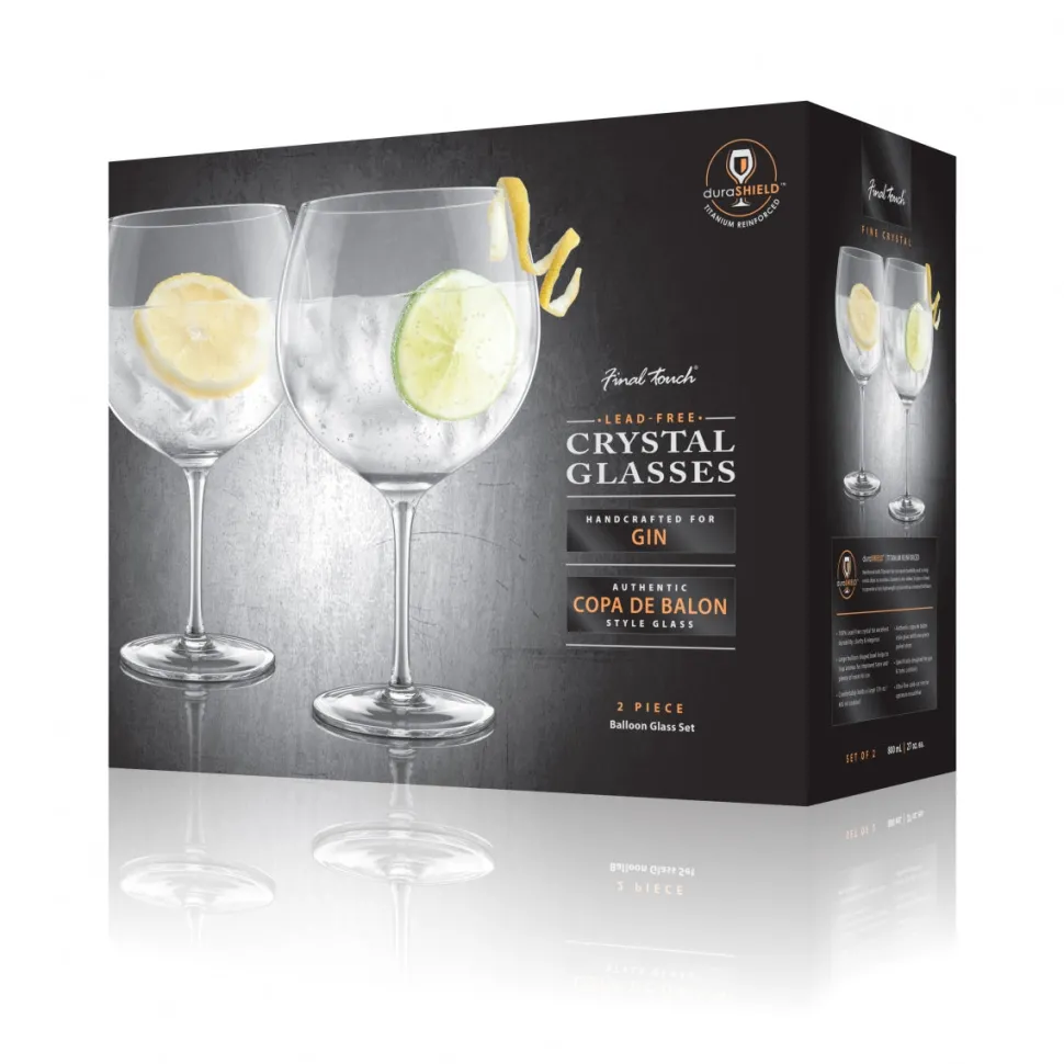 Product Specialties Inc. Copa Balloon*Final Touch Copa Gin & Tonic Glasses (Set Of 2)