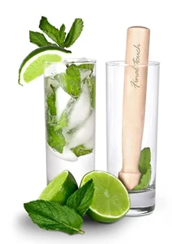 Product Specialties Inc. Highball Glasses*Final Touch Mojito Glasses & Muddler Set
