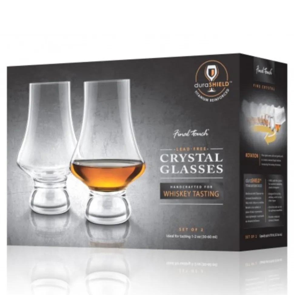 Product Specialties Inc. Spirit Tasting*Final Touch Whiskey Glasses (Set Of 2)