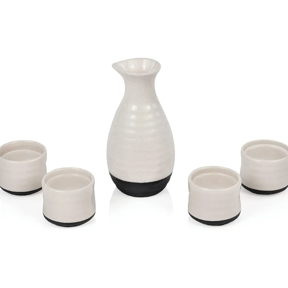 True Fabrications Spirit Tasting*Fire-Glazed Sake Set