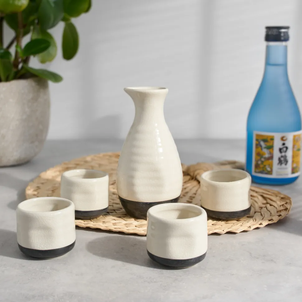 True Fabrications Spirit Tasting*Fire-Glazed Sake Set
