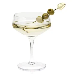 True Fabrications Cocktail Picks & Stirrers*Gold Art Deco Cocktail Pins (Set Of 4)
