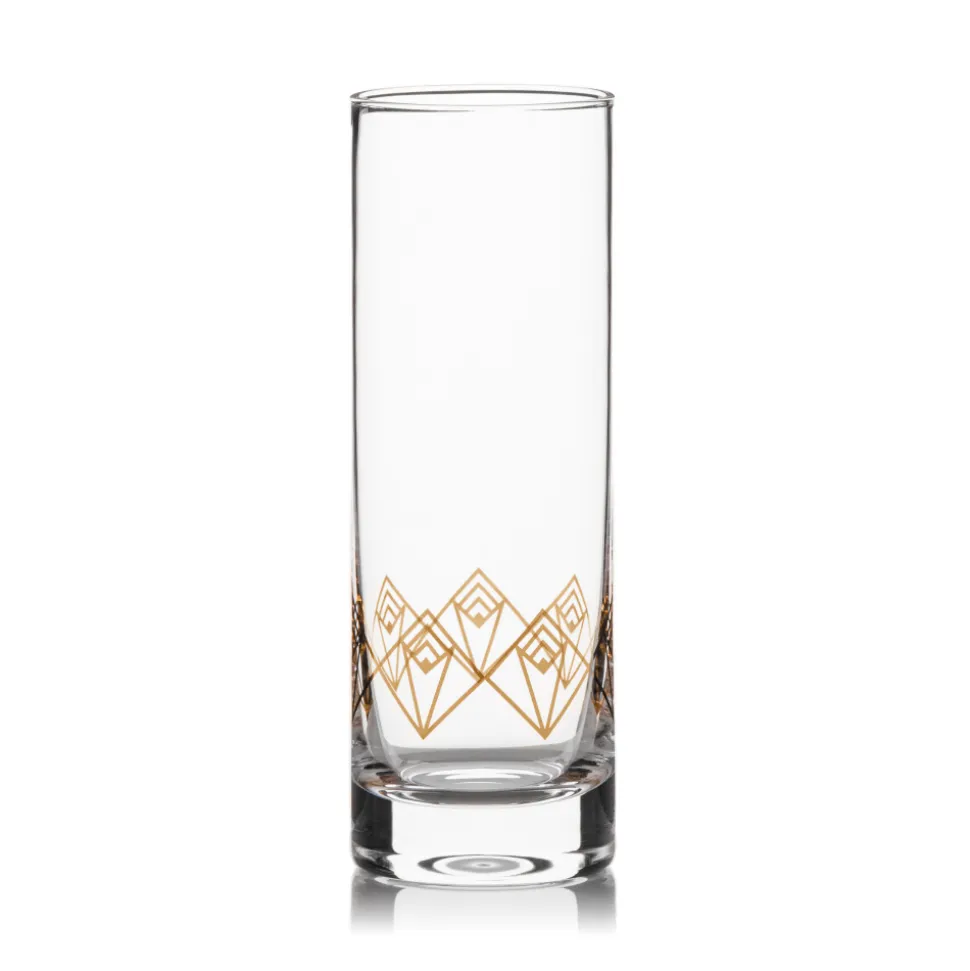 Better Refined - CHINA Highball Glasses*Gold Dream Deco Highball