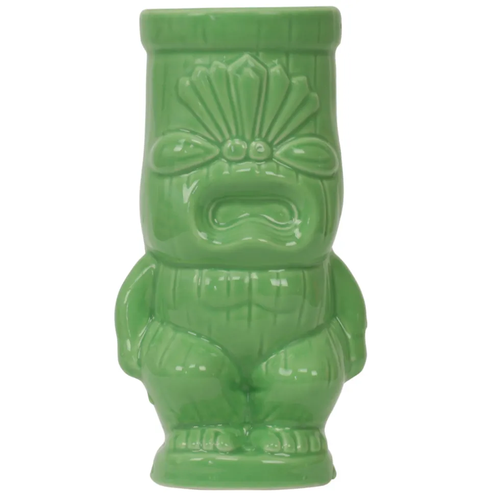 China Tiki*Green Cheeky Tiki Mug