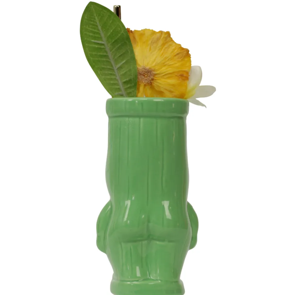China Tiki*Green Cheeky Tiki Mug