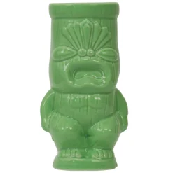 China Potion House Bar Tools*Green Cheeky Tiki Mug