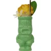 China Tiki Mugs*Green Cheeky Tiki Mug
