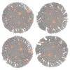 Danica Coasters & Trays*Grey Macrame Coasters (Set Of 4)