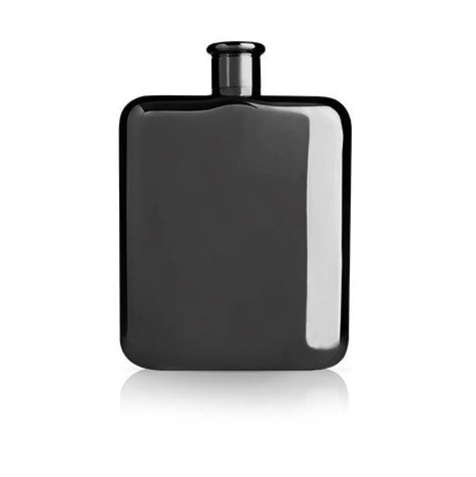 True Fabrications Flasks*Gunmetal Black Plated Flask