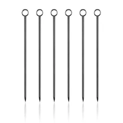 China Garnishes*Gunmetal Circle Cocktail Pin