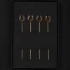 Love and Victory Garnishes*Horseshoe Cocktail Pins (Set Of 4)