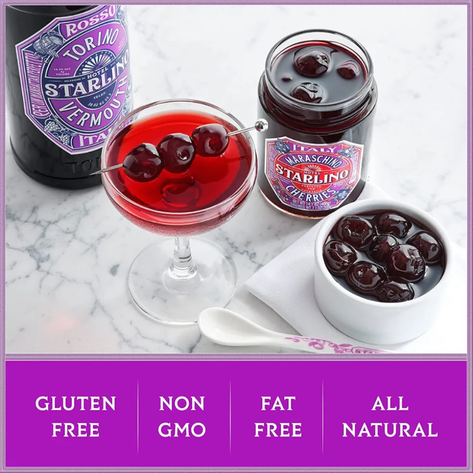 Christopher Stewart Cherries*Hotel Starlino Maraschino Cherries Mini Jar