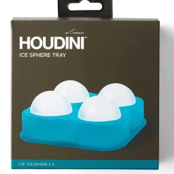 Lifetime Brands via Accent Fairchild Ice Molds + Tools*Houdini Ice Sphere Tray (Set Of 4)