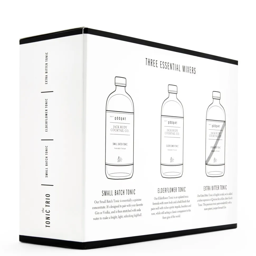 Jack Rudy Cocktail Co. Syrups*Jack Rudy Tonic Trio