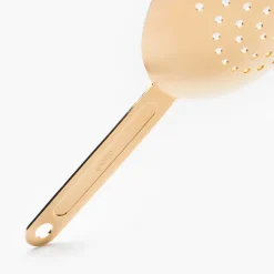 Japanese Japanese-Made Bar Tools*24 Kt Gold Julep Strainer