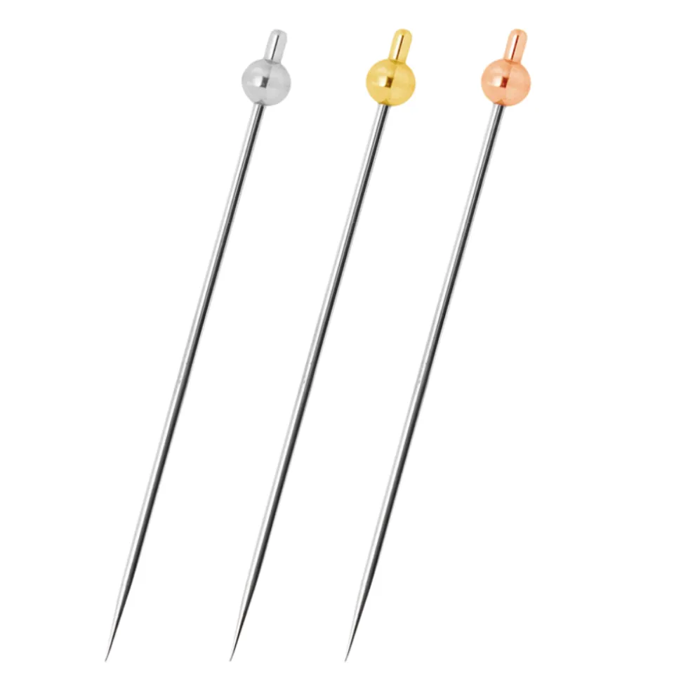 Japanese Cocktail Picks & Stirrers*Kanzashi Cocktail Pin (In Steel, Gold, Rose Gold)