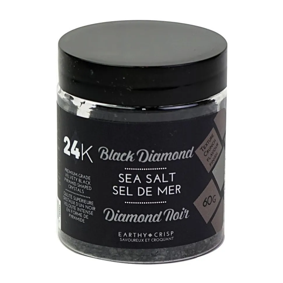 Qualifirst Foods Inc. Garnishes*24K Black Sea Salt Flakes